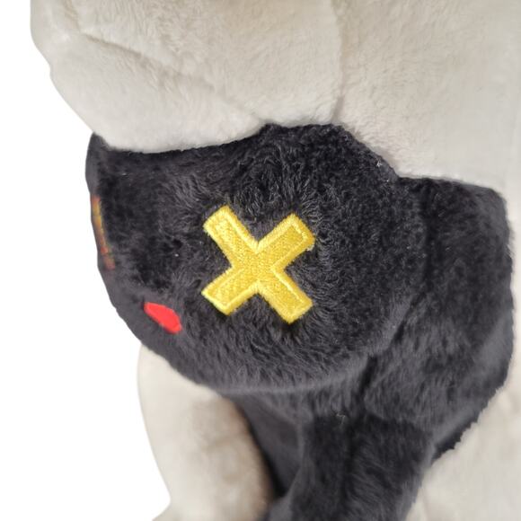 Meow Wolf Plush Cat Dog Hybrid Black White 11" Lil Oak 2020 Rare Stuffed Animal - Picture 8 of 16